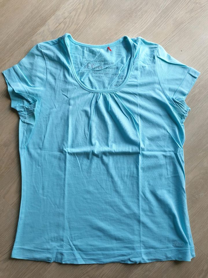 S.Oliver Shirt T-Shirt Blau in 38 in Burgebrach