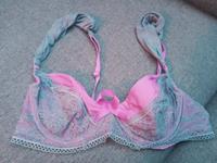 Hunkemöller sexy BH 75C grau-magenta mit Spitze Rheinland-Pfalz - Limburgerhof Vorschau