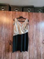 Kleid gold schwarz Gr. 44/46 Kreis Pinneberg - Tornesch Vorschau