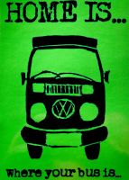 Sticker Aufkleber VW Bus T3 T4 T5 T6 Van Life Vanlife Home Camper Bayern - Obertraubling Vorschau