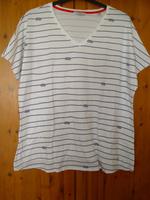 T-Shirt / Tunika  Weiss Blau Maritim Gr 48 / 50 Tchibo ** NEU ** Niedersachsen - Harsum Vorschau