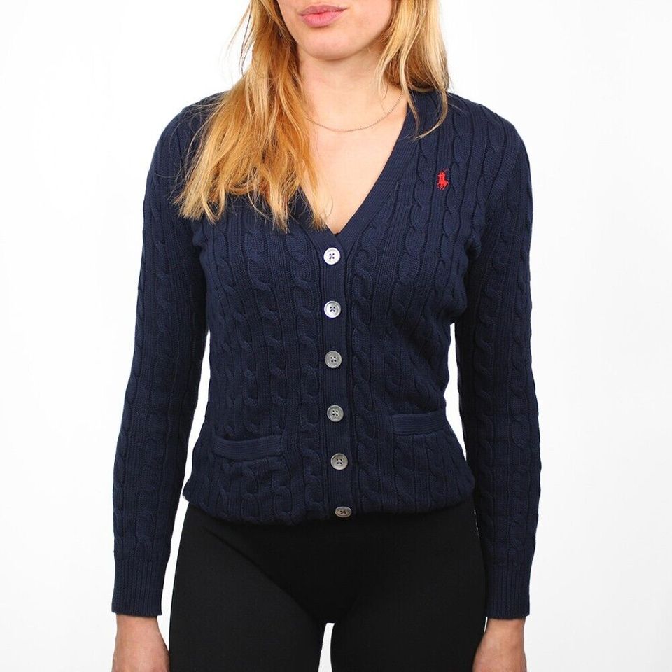 Polo Ralph Lauren Strickpullover Strickjacke Zopfmuster Knit Dame in München