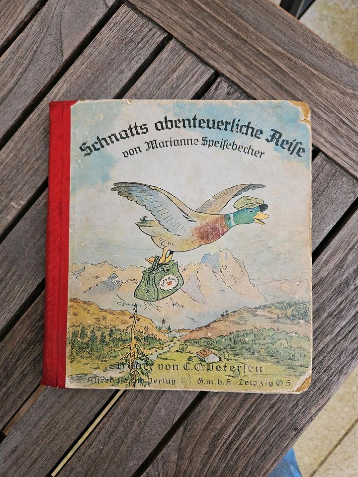 Vintage/antik Buch " Schnatts abenteuerliche Reise " in Bad Heilbrunn