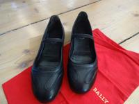 Bally Ballerina genarbtes Glattleder schwarz Gr. 39 Bayern - Dietramszell Vorschau