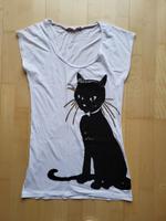 TALLY WEIJL langes T-Shirt / Katze / Pailletten, Gr. 36 Hessen - Fritzlar Vorschau