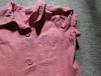 Mädchen Kleid 128 Schmetterling Jeans Optik rosa 100% Baumwolle Baden-Württemberg - Dettingen an der Iller Vorschau