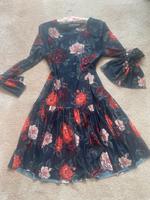 Kleid NA KD Gr S Chiffon blau geblümt TOP Nordrhein-Westfalen - Herford Vorschau