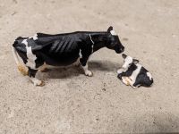 Schleich Set Kuh und Kalb Schwarzbunt Brandenburg - Beelitz Vorschau