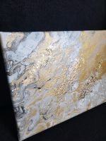 Unikat Acryl Leinwand Bild,abstrskte Kunst,Gold,beige, 24x17cm Kreis Pinneberg - Elmshorn Vorschau