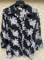 NEU schwarz weiße Blumen Bluse Berlin - Tegel Vorschau