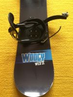 Snowboard schwarz mit Bindung Woogy Wed‘ze Baden-Württemberg - Ostfildern Vorschau