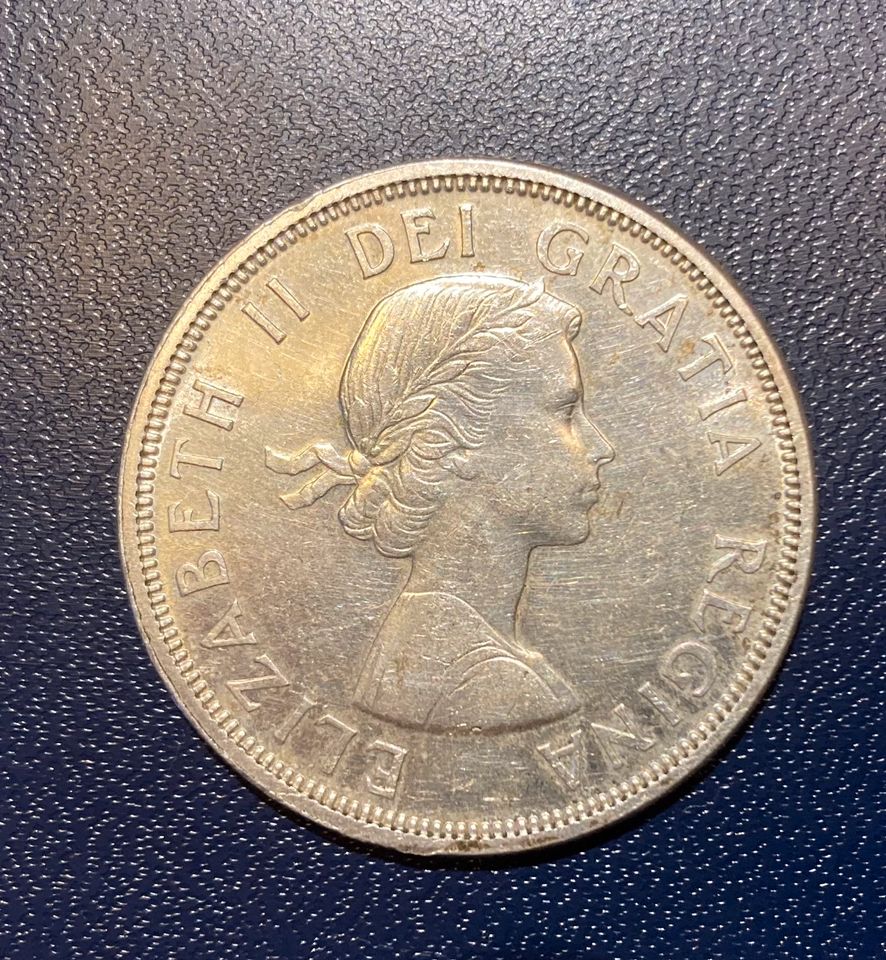 Canada Dollar Charlottetown, Québec 1964, Silber in Bad Lauterberg im Harz