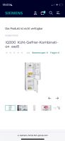 Kühlschrank Tiefkühler Siemens iq300 KG36VVW30 Schleswig-Holstein - Ahrensburg Vorschau
