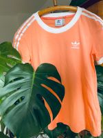 Adidas TShirt Retro 3 Streifen Orange Lachsfarben Koralle Berlin - Friedrichsfelde Vorschau