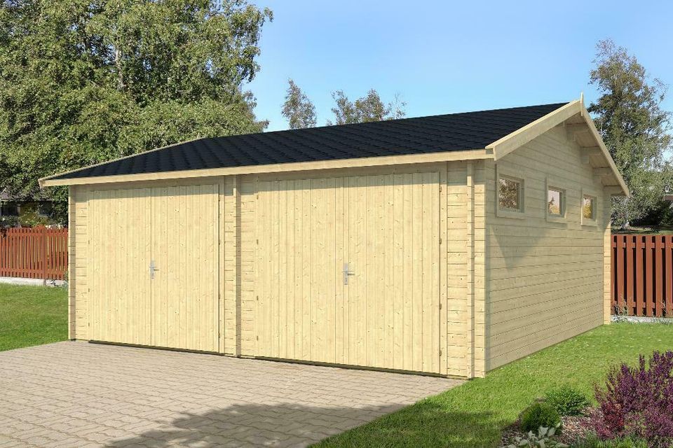 Holzgarage Blockhaus Garage Autogarage Holz 510x330,28mm 2839209 in Versmold