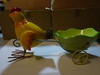 Nostalgische , Henne / Hahn mit Wagen , Ostern , NEU Stuttgart - Stuttgart-West Vorschau