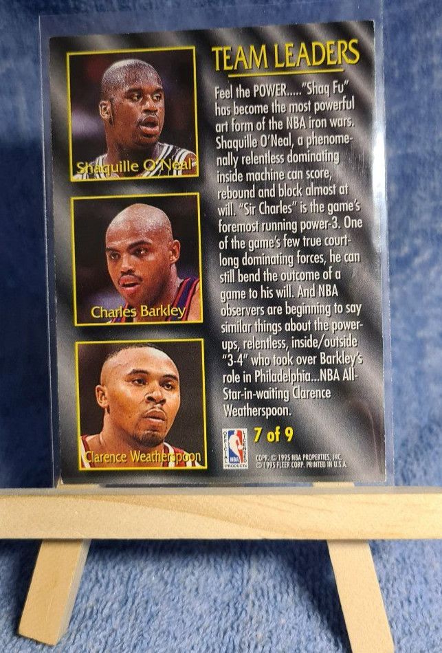 NBA Fleer 94/95 (Team Leaders - Shaquille/O'Neal/Charles Barkley) in Wiesbaden