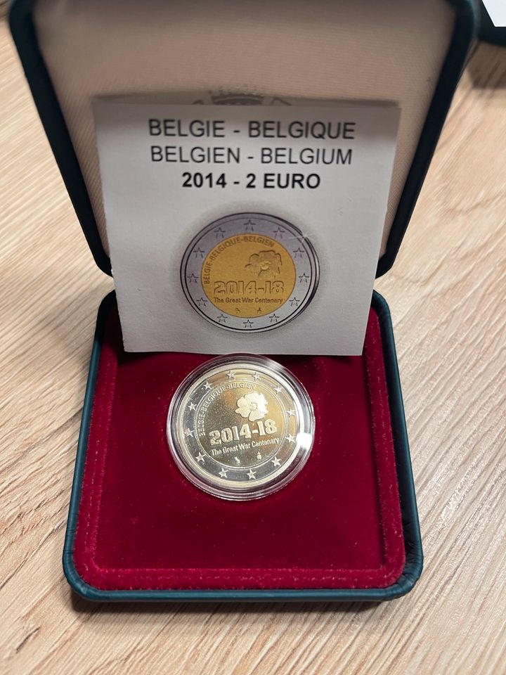 Seltene 2 Euro aus Europa Münzen  polierte Platte (Proof) PP in Tübingen