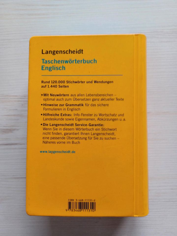 Langenscheidt Taschenwörterbuch Wörterbuch Englisch in Schwarzenfeld