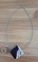 Bonita Halskette Aubergine/Beige - Modeschmuck – Absolut neuwerti Nordrhein-Westfalen - Wegberg Vorschau
