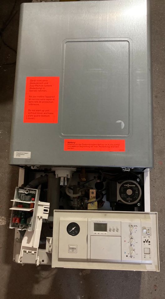 Viessmann Vitodens 100 WB1 mit komplett. Abgasanlage in Ortrand