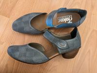 Leder Sandalen Rieker Gr. 39 Taubengrau Hessen - Darmstadt Vorschau