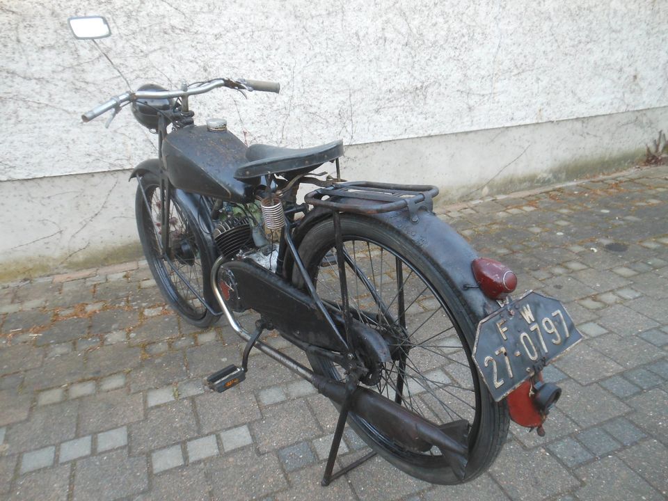 NSU Quick Oldtimer Motorrad aus 1949 Patina in Magdeburg