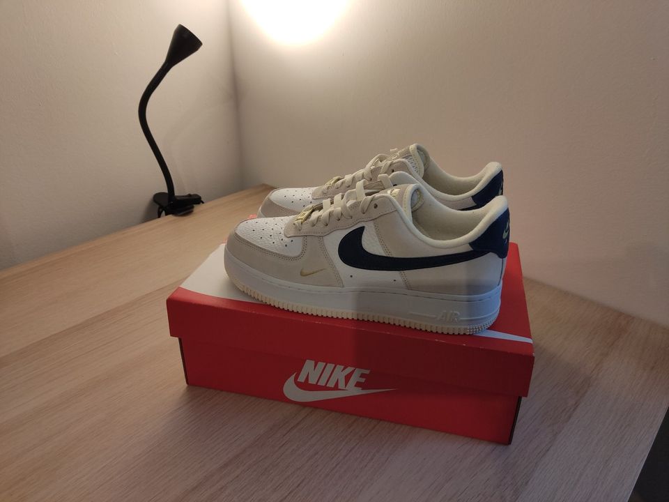 Nike Air Force 1 '07 Sneaker EU 40 US 8.5 smoke grey/midnigt navy in Dortmund