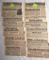 1940 WK2 Zeitungen, Titelblätter,Zeitungsausschnitte, Depesche Rheinland-Pfalz - Herdorf Vorschau