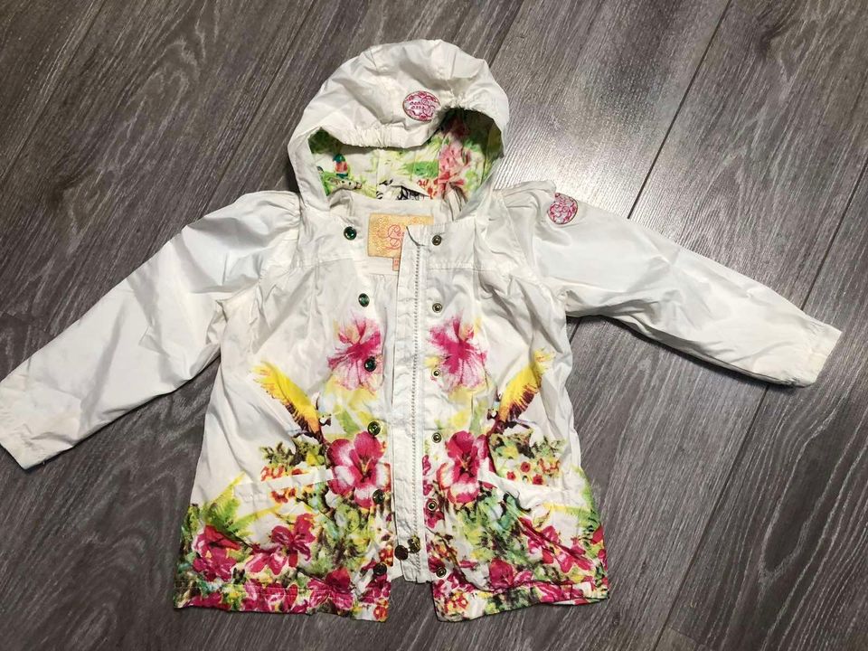 Pezzo Doro Übergangs-Jacke Sommerjacke weiß Gr 92 NP 65€ in München