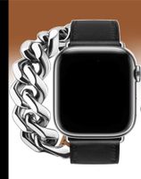 Apple Watch 40mm Armband echt leder schwarz Bayern - Dietramszell Vorschau