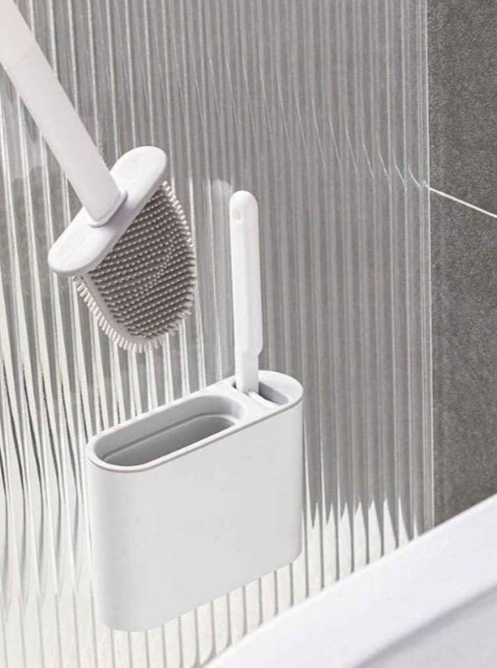 Toilettenbürste Silikon,WC Bürste Flexibel mit, 2 tlg., in Buseck