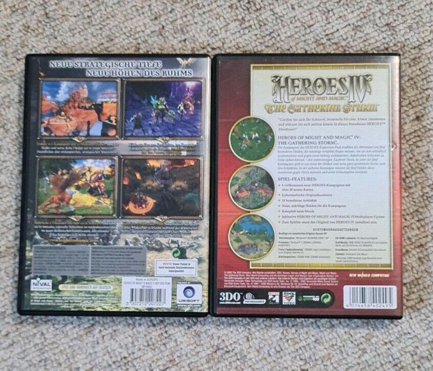 2 Spiele PC CD Rom, Heroes of Might a. Magic in Gülzow