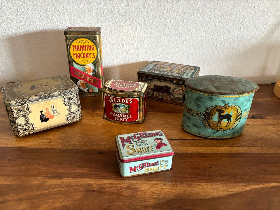 Konvolut Vintage Blechdosen in Mönchengladbach