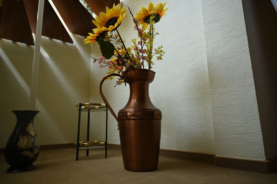Kupfer Bodenvase Antik Vase 60 cm in Saarlouis