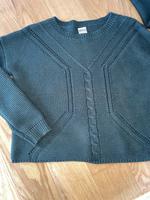 VILA Object Strickpulli Strickpullover kastig grün dunkelgrün Nordrhein-Westfalen - Herford Vorschau
