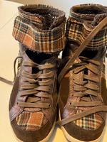 Damenschuh/stiefel Skechers/Sketchers. Braun/beige kariert Gr 38 Bayern - Obernburg Vorschau