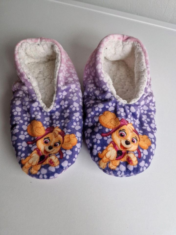 Paw Patrol Skye Slipper/gefütterte Hausschuhe mit ABS Größe 23/26 in Vettweiß