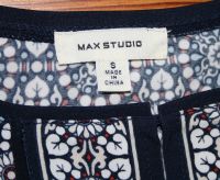 Max Studio Kleid Gr. S neuwertig ärmellos blau weiß rot Stretch Schleswig-Holstein - Lübeck Vorschau