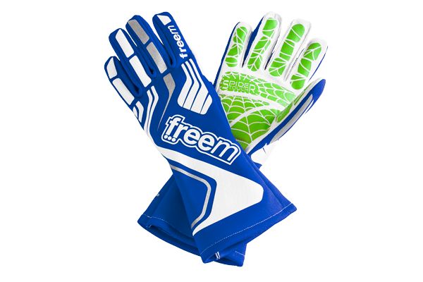 freem SPIDER TOUCH 2 Kart Handschuhe BLAU in Tittling