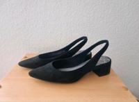 Pumps/Sandalen/Slingpumps schwarz Größe 39 Hessen - Haina Vorschau