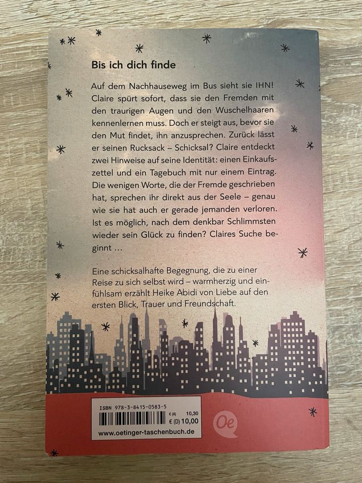 Roman „Und dann kamst du“, Heidi Abidi, Buch, Jugendbuch in Oerlenbach