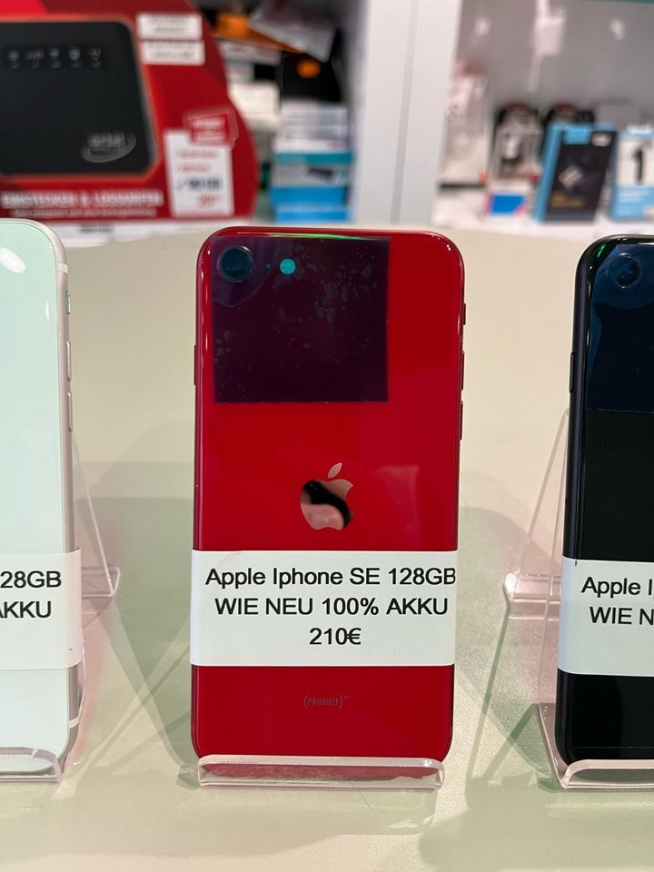 Apple iPhone SE 2020 128GB ALLE FARBEN WIE NEU RECHNUNG in Hofheim am Taunus