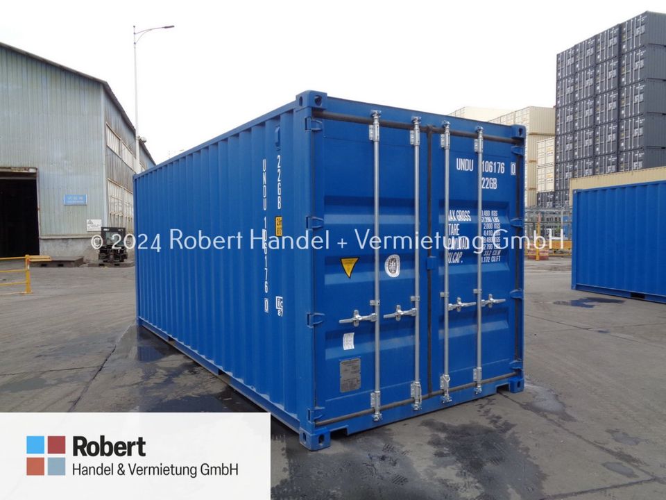 NEU 20 Fuß Lagercontainer, Seecontainer, Container; Baucontainer, Materialcontainer in Lindtorf