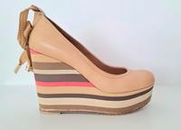 Gr.40 Leder Keilabsatz  Wedges Top Zustand! High Heels Hannover - Misburg-Anderten Vorschau