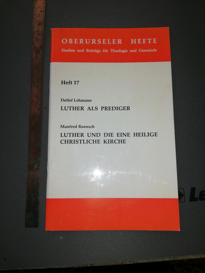 Oberurseler Hefte Luther Prediger Rechtfertigung Theologie Studie in Berlin