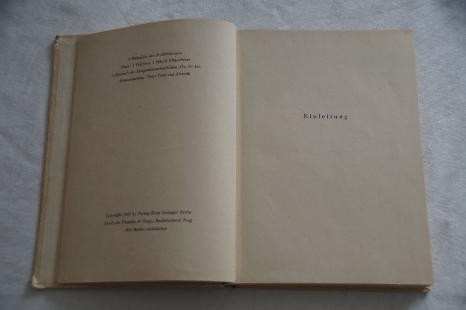 Buch MALAULA v. 1942 (Schlachflieger 1. Weltkrieg) in Salzgitter