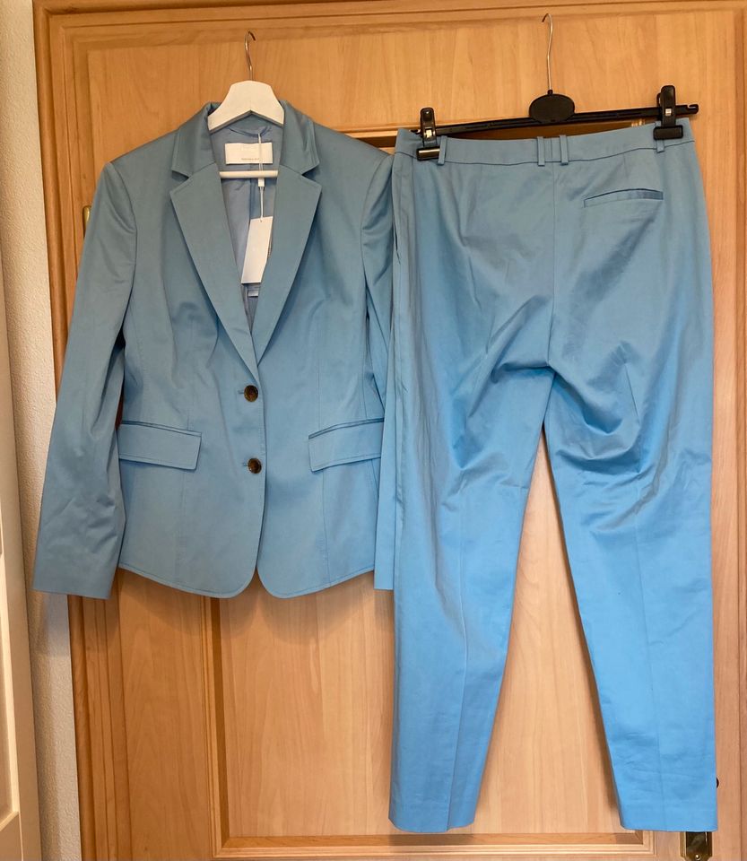 Hugo Boss Luxus Hosen Anzug Blazer Hellblau 38 M Business Blogger in Merseburg