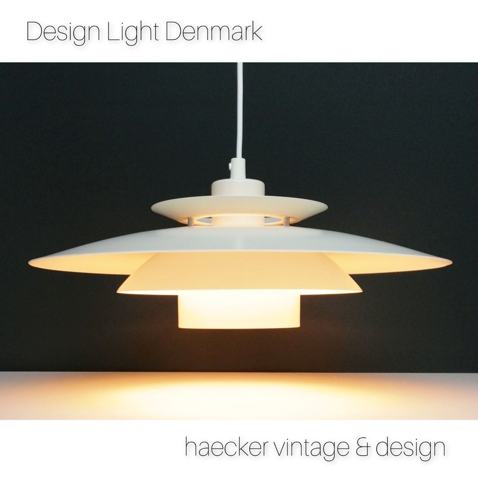 DESIGN LIGHT Lampe danish design zu midcentury retro poulsen 70er in Düsseldorf