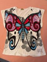 Buffalo T-Shirt Schmetterling Gr. 40 Hessen - Heusenstamm Vorschau